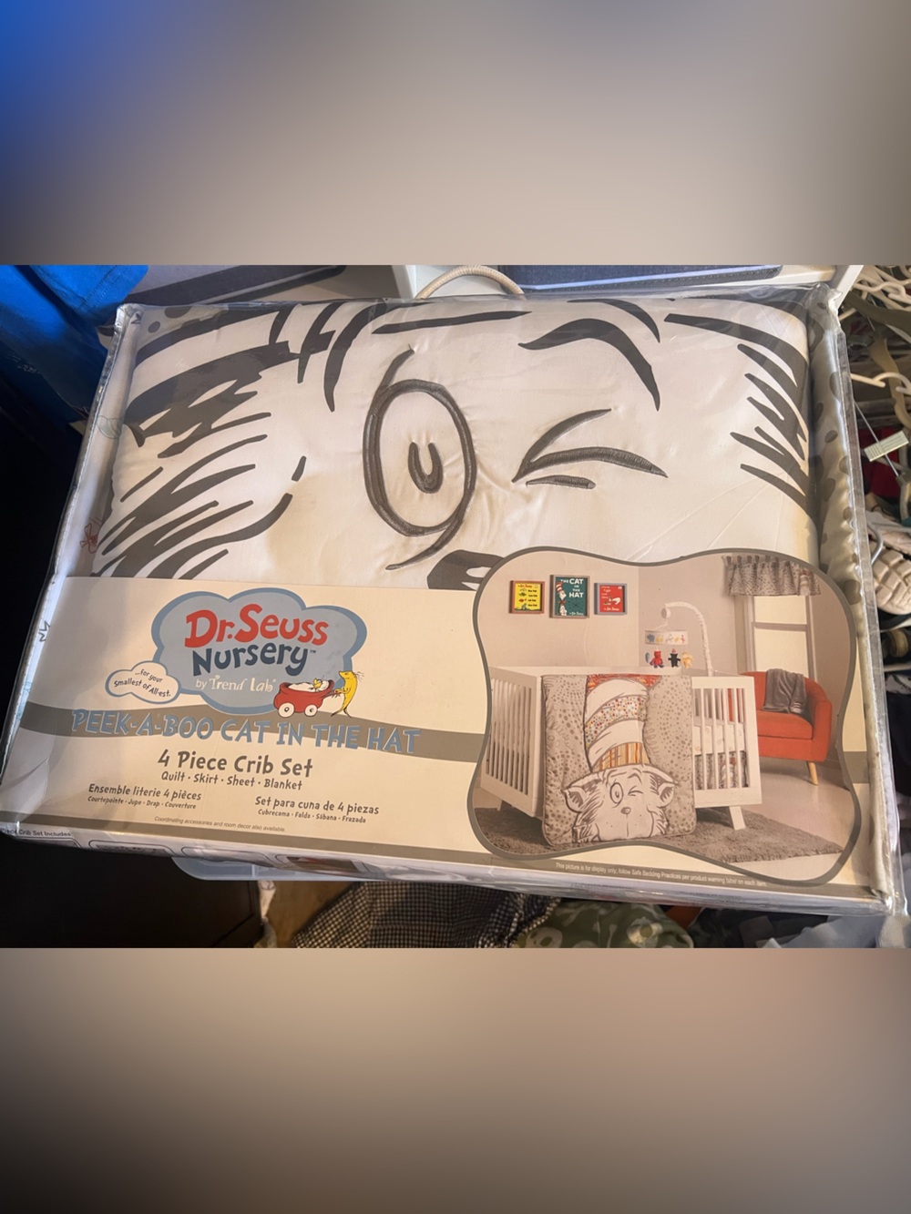 Brand new dr suess crib set
